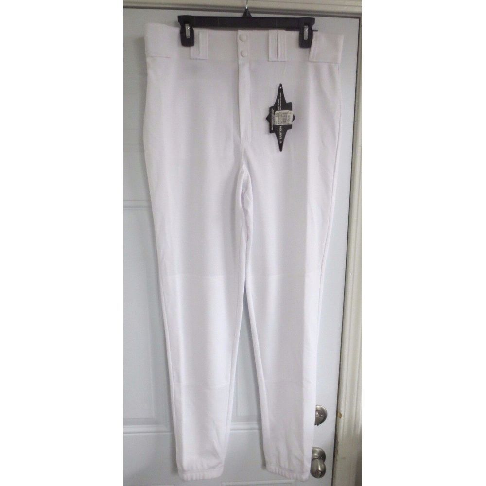 Easton Mens Size XL White Polyester Baseball Softball‎ Pants New With Tags - H9